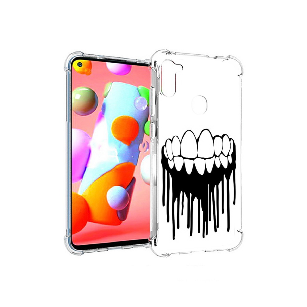 Чехол MyPads Tocco для Samsung Galaxy A11 зубы (PT149913.480.372)