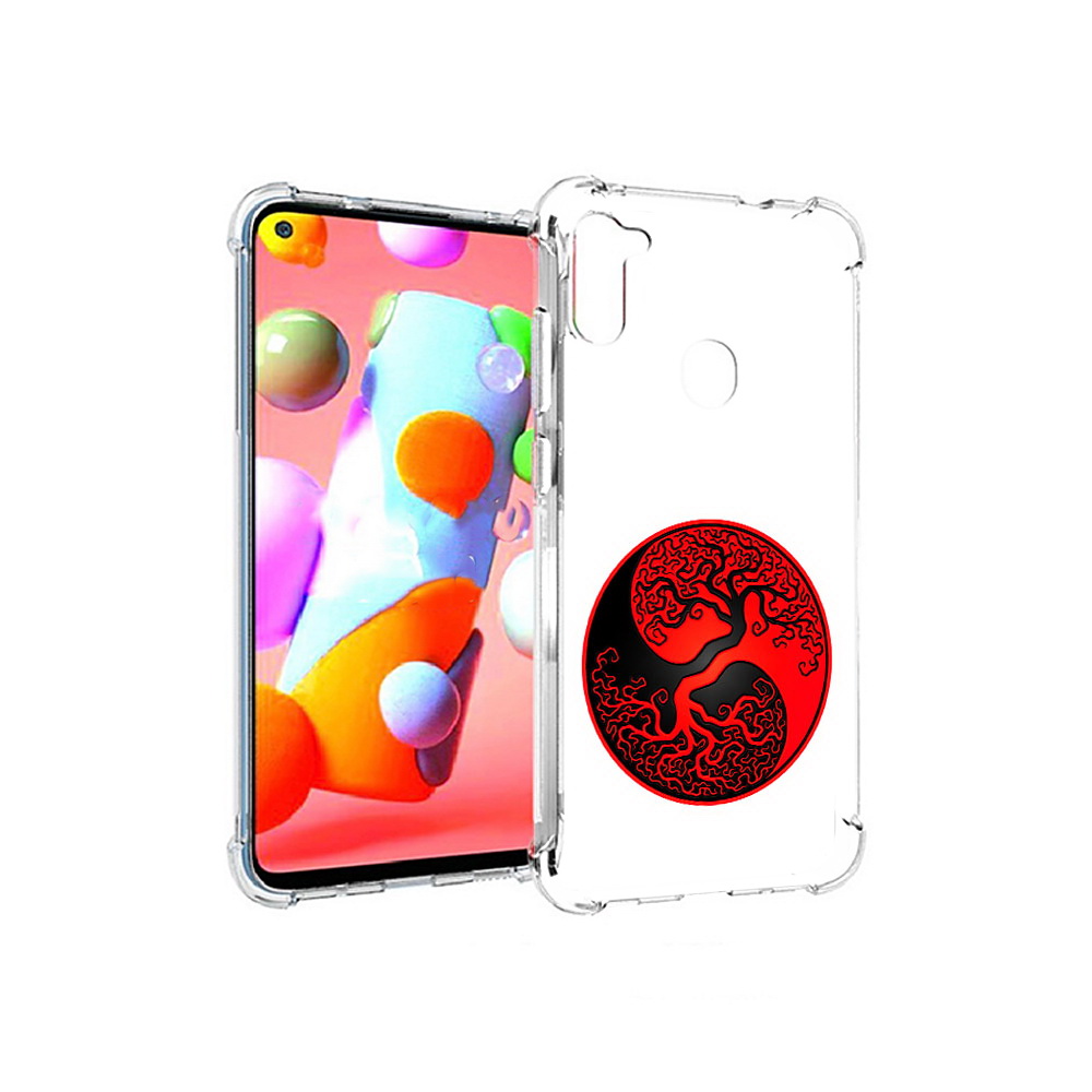

Чехол MyPads Tocco для Samsung Galaxy A11 инь янь дерево (PT149913.480.379), Прозрачный, Tocco