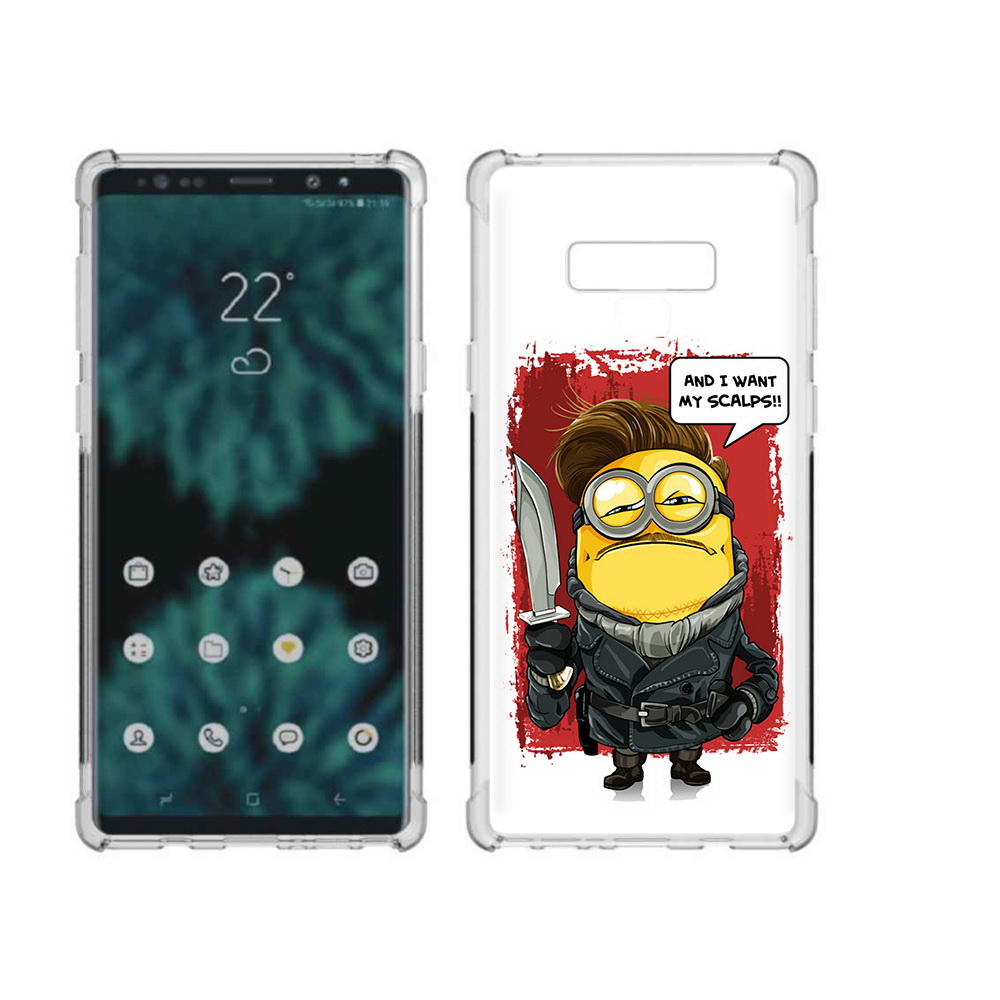 

Чехол MyPads Tocco для Samsung Galaxy Note 9 миньон убийца (PT115235.598.477), Прозрачный, Tocco