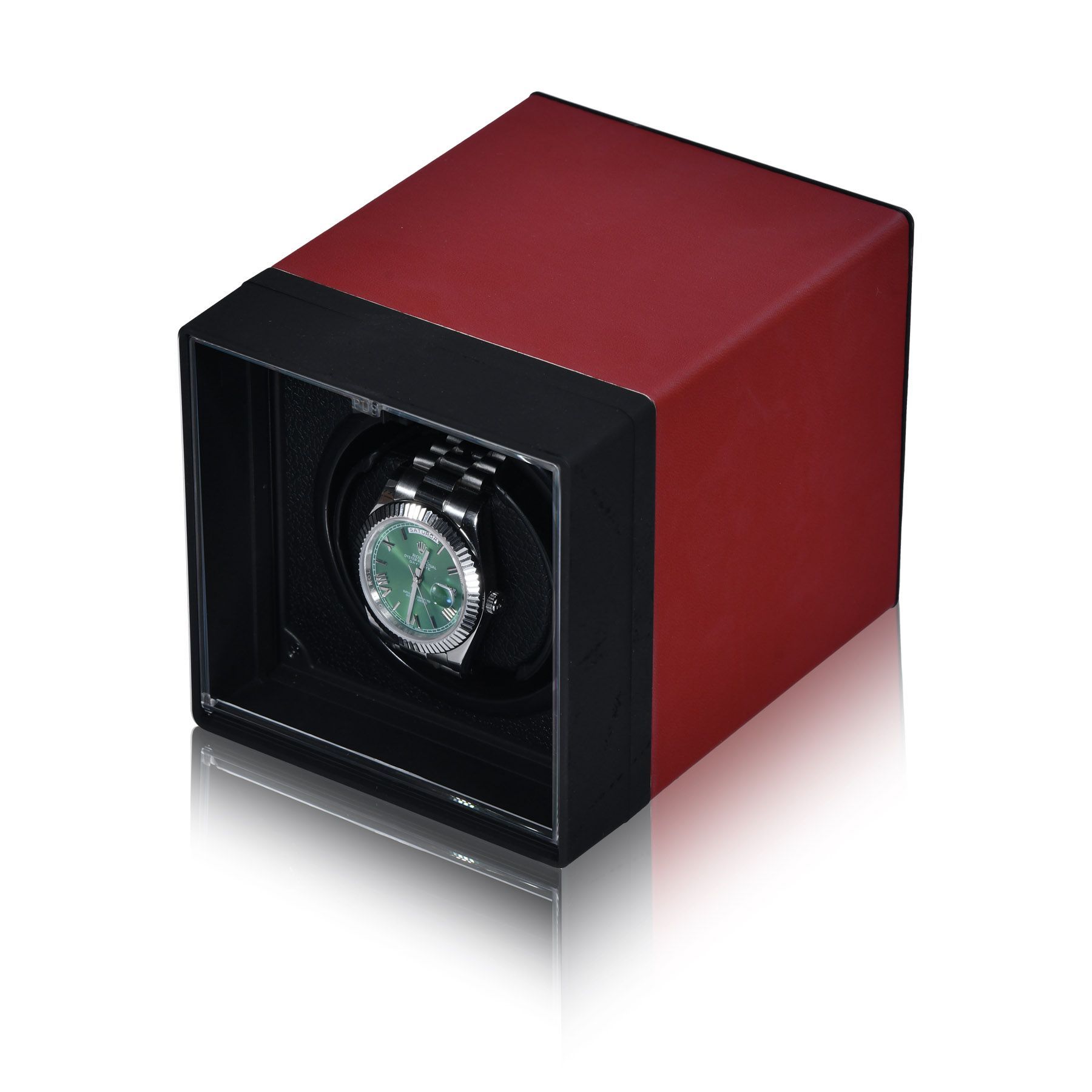 

Шкатулка Leader для подзавода 1-х часов, Красный, Leader X7-RED
