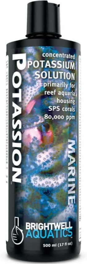 фото Brightwell aquatics potassion раствор калия для рифовых аквариумов с кораллами sps 500ml