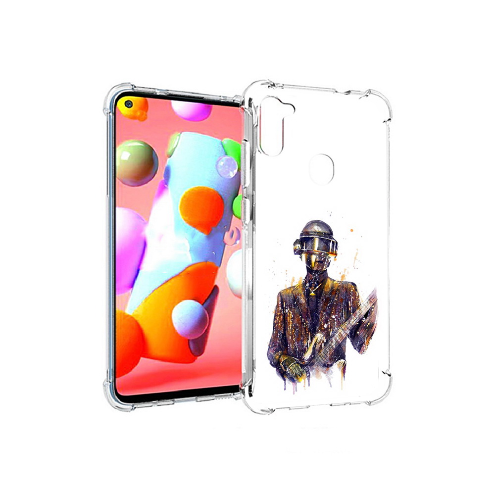 

Чехол MyPads Tocco для Samsung Galaxy A11 космо-гитарист (PT149913.480.392), Прозрачный, Tocco