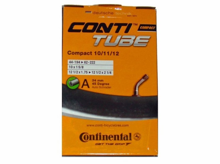 

Камера Continental Compact 10/11/12" 10x1 5/8; 12x1.75-2.5 AV 34 10