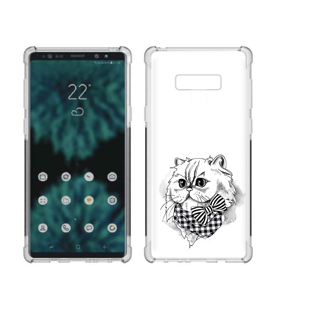 Чехол MyPads Tocco для Samsung Galaxy Note 9 нарисованная красивая кошечка