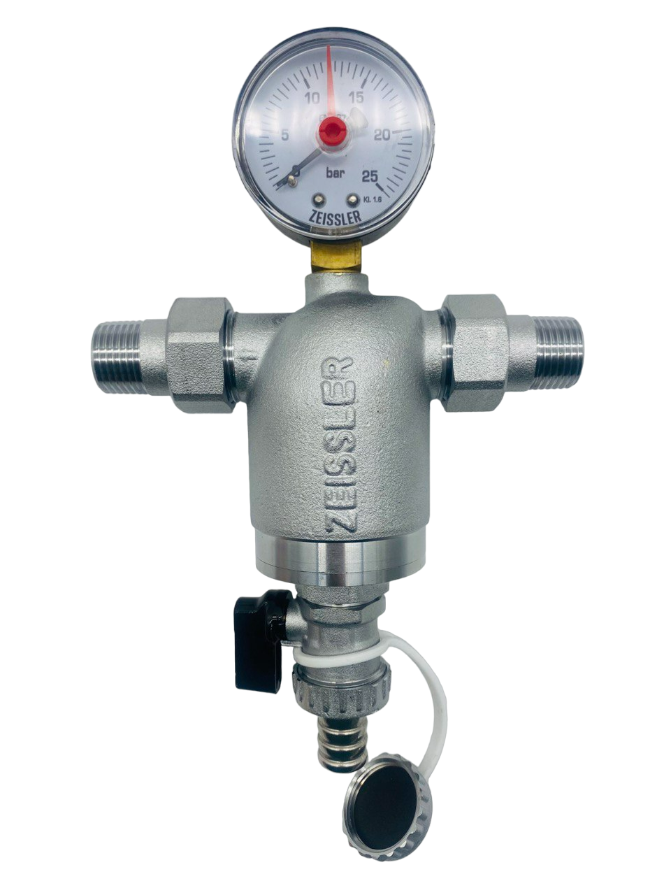 

Фильтр с манометром ZEISSLER 1/2''НР TIM арт. ZSf.302.0104N, ZSf.302.0104N