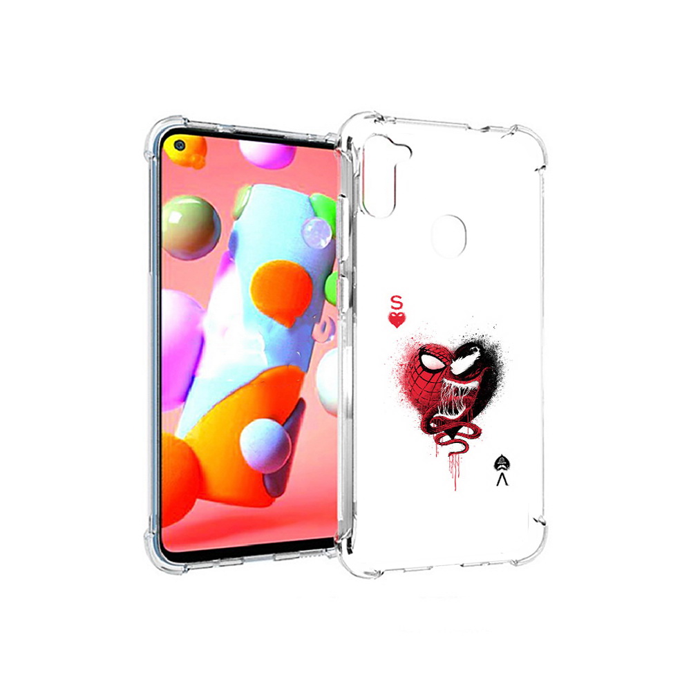 

Чехол MyPads Tocco для Samsung Galaxy A11 Веном (PT149913.480.41), Прозрачный, Tocco