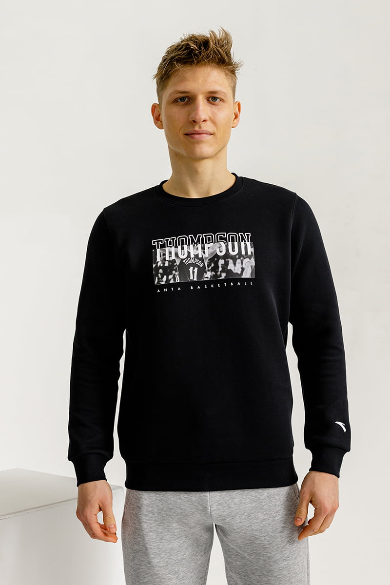 

Свитшот мужской Anta KT 852311750 черный 4XL, KT 852311750