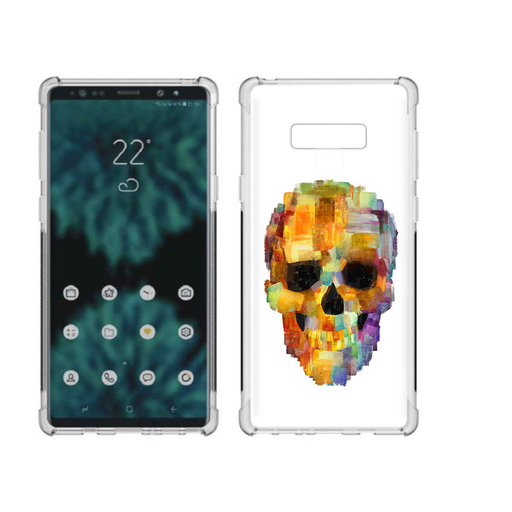 

Чехол MyPads Tocco для Samsung Galaxy Note 9 нарисованный череп (PT115235.598.516), Прозрачный, Tocco