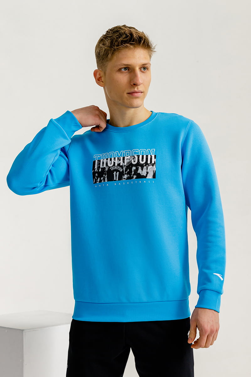 

Свитшот мужской Anta KT 852311750 голубой L, KT 852311750