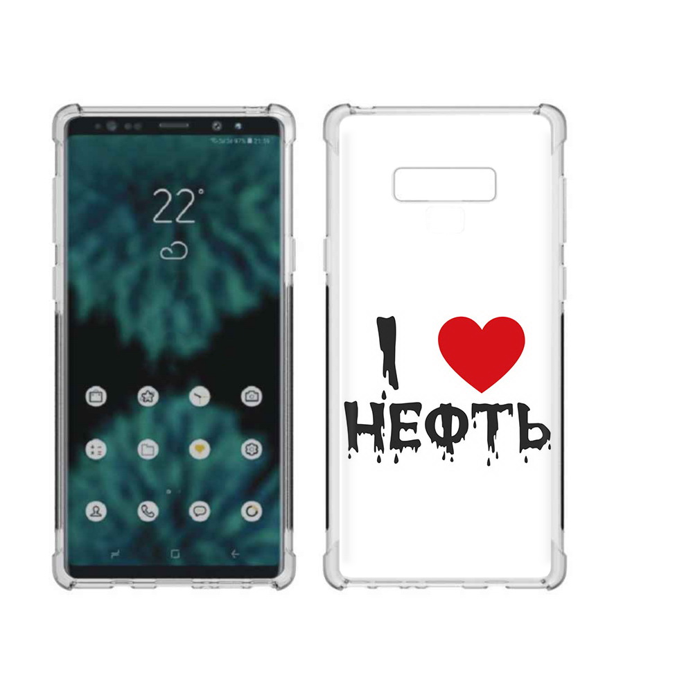 

Чехол MyPads Tocco для Samsung Galaxy Note 9 нефть (PT115235.598.522), Прозрачный, Tocco