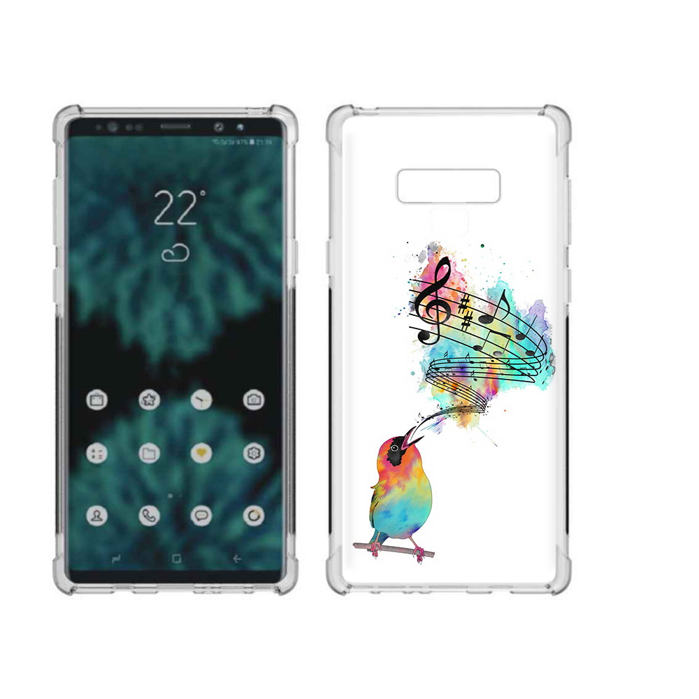 

Чехол MyPads Tocco для Samsung Galaxy Note 9 певчая птичка (PT115235.598.536), Прозрачный, Tocco