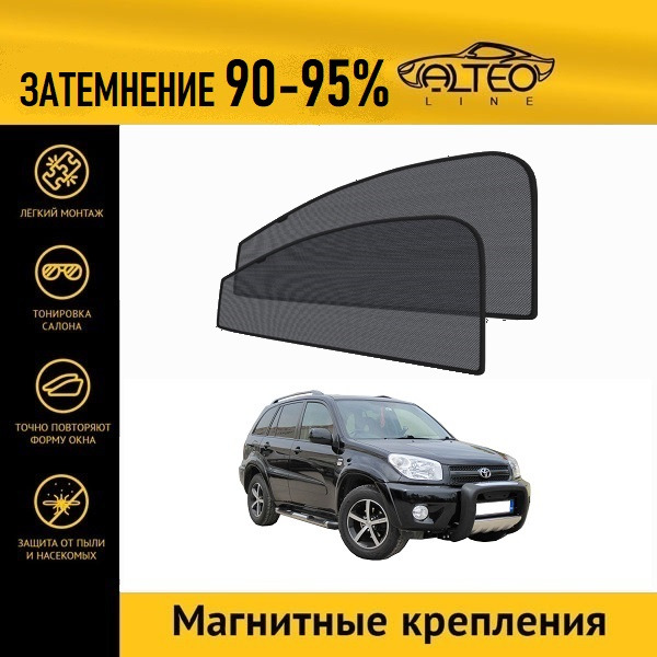 

Автошторки ALTEO на Toyota RAV 4, 2рестайлинг (CA20) (2003-2005) 5d