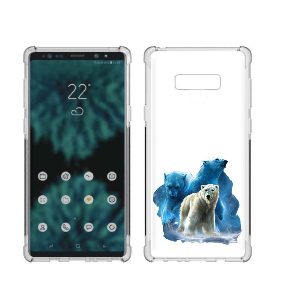 

Чехол MyPads Tocco для Samsung Galaxy Note 9 полярный медведь (PT115235.598.549), Прозрачный, Tocco