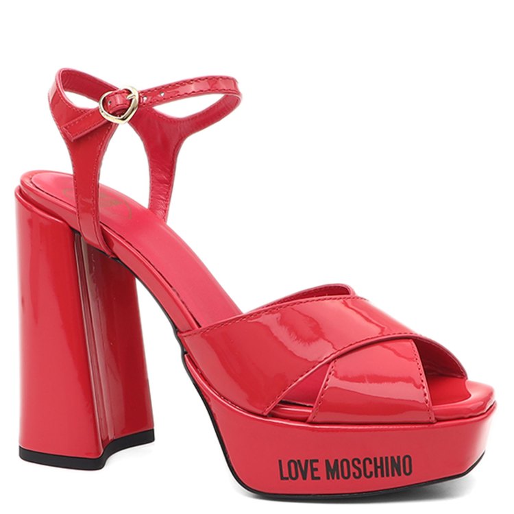 

Босоножки женские Love Moschino JA1605CG красные 38 EU, Красный, JA1605CG