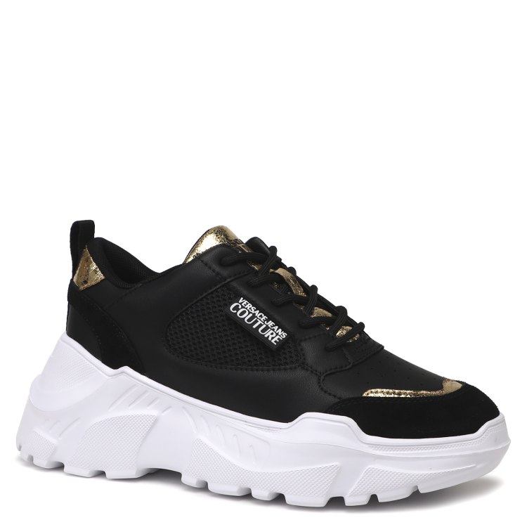 

Кроссовки женские Versace Jeans Couture 76VA3SC2 черные 36 EU, Черный, 76VA3SC2