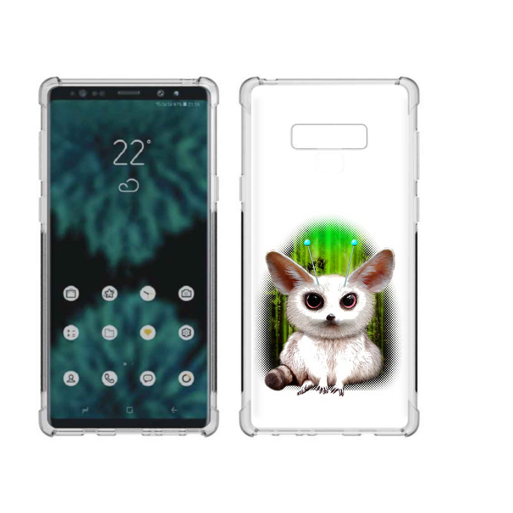 

Чехол MyPads Tocco для Samsung Galaxy Note 9 пушистое животное (PT115235.598.560), Прозрачный, Tocco