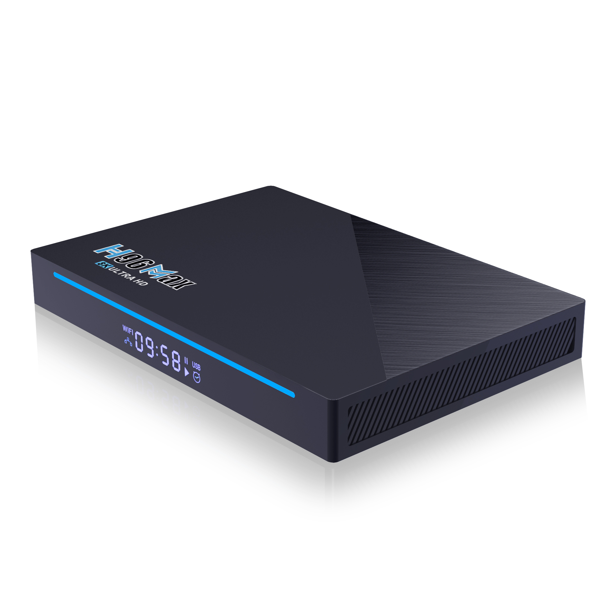 фото Смарт тв приставка onetech h96 max rk3566 ultra hd tv box 8/64 гб андроид 11.0