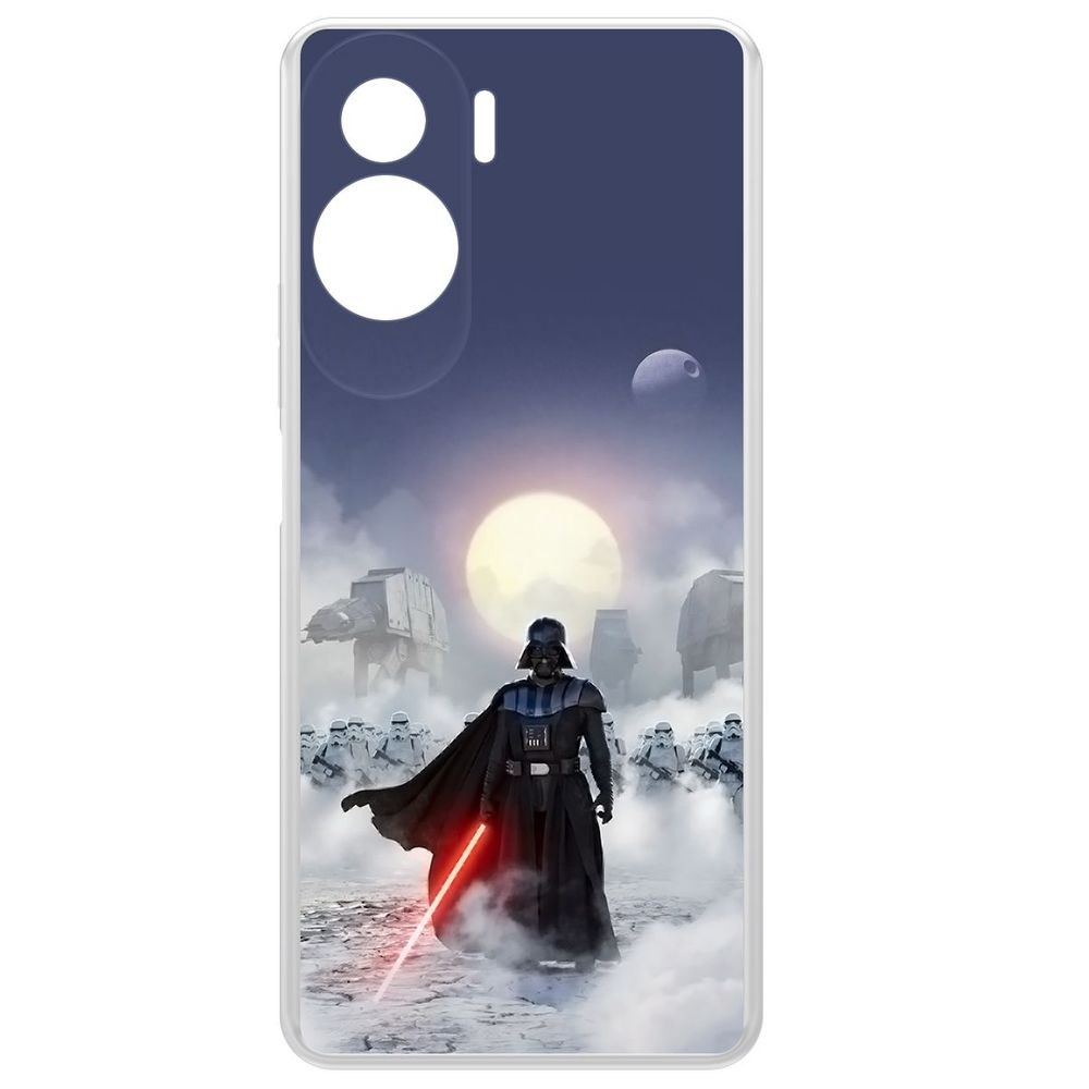 

Чехол-накладка Krutoff Clear Case Звездные Войны. Дарт Вейдер для Honor X50i, Прозрачный