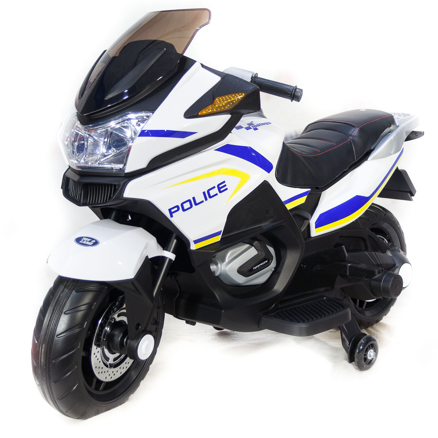 

Электромотоцикл Toyland Moto New ХМХ 609, белый police