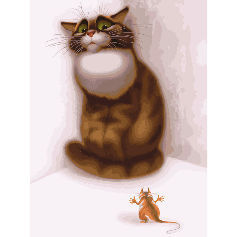 

Живопись по номерам Белоснежка Ужастик 949-AS, холст 30*40, Ужастик