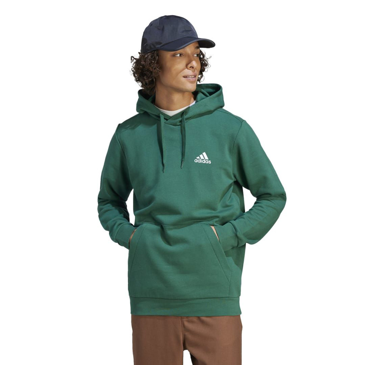 Худи Adidas для мужчин, IL3295, размер L, зелёное-024A