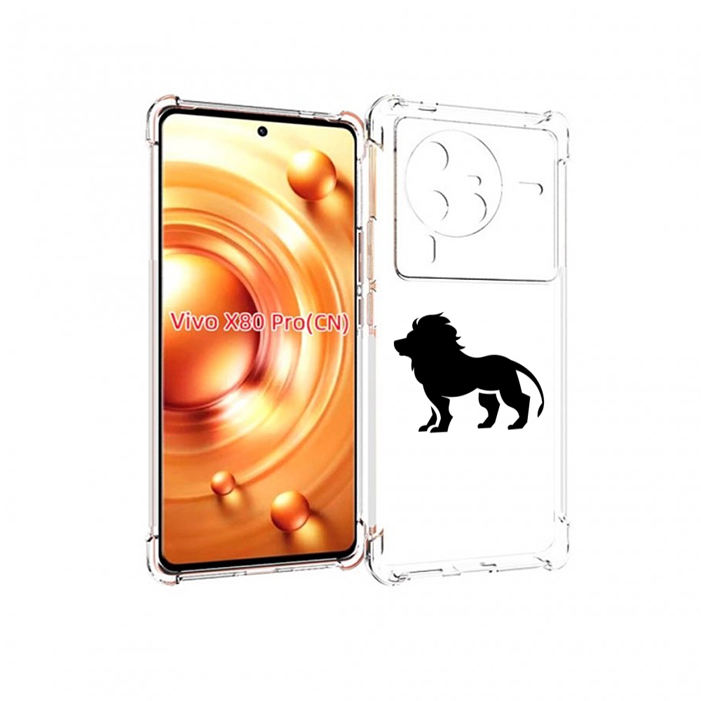 

Чехол MyPads Лев для Vivo X80 Pro, Прозрачный, Tocco