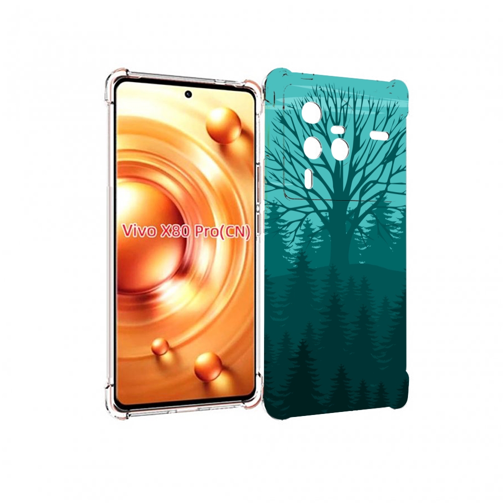 

Чехол MyPads Лес для Vivo X80 Pro, Прозрачный, Tocco