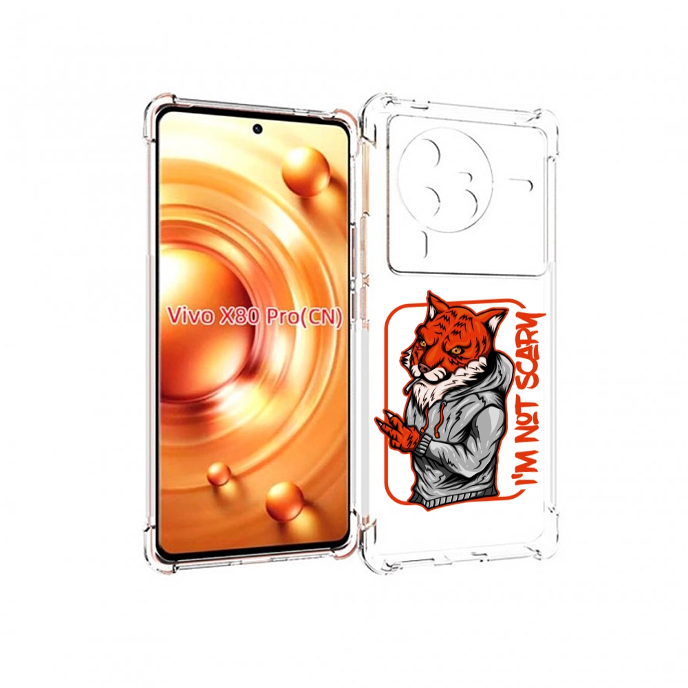 

Чехол MyPads Лис для Vivo X80 Pro, Прозрачный, Tocco