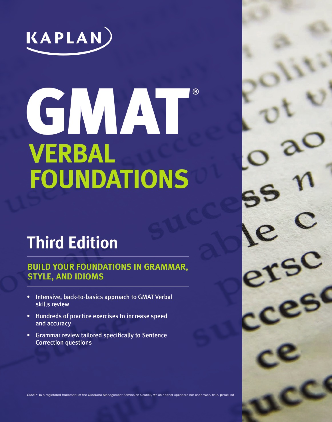 

Kaplan GMAT Verbal Foundations