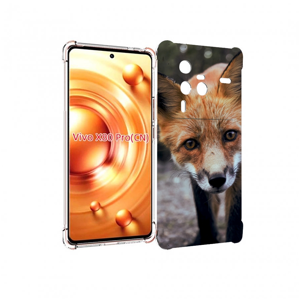 

Чехол MyPads Лисица для Vivo X80 Pro, Прозрачный, Tocco