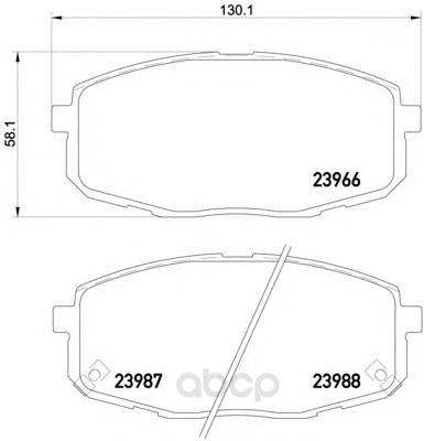 

Тормозные колодки Textar передние 2396601