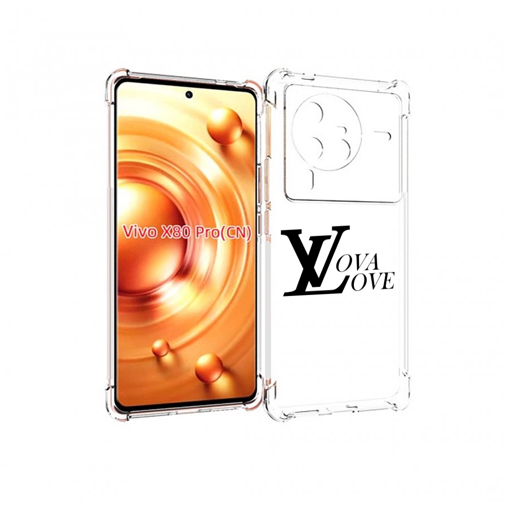

Чехол MyPads Лова-лове для Vivo X80 Pro, Прозрачный, Tocco