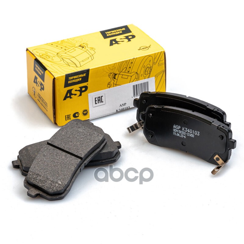 

Тормозные колодки ASP задние K340103