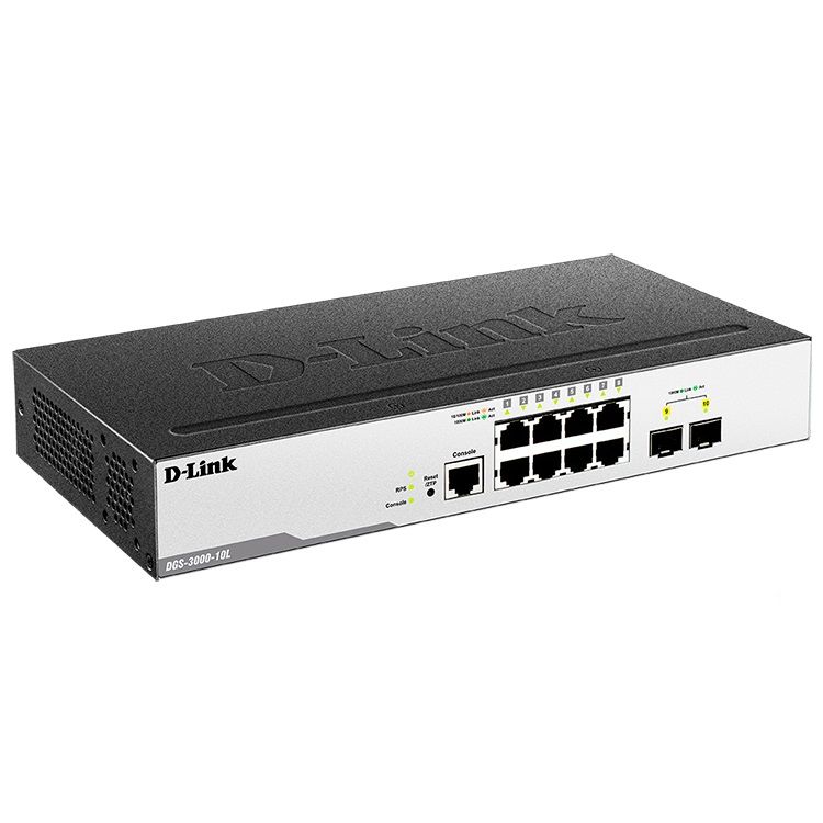 

Коммутатор D-Link DGS-3000-10TC/A1A Grey/Black, DGS-3000