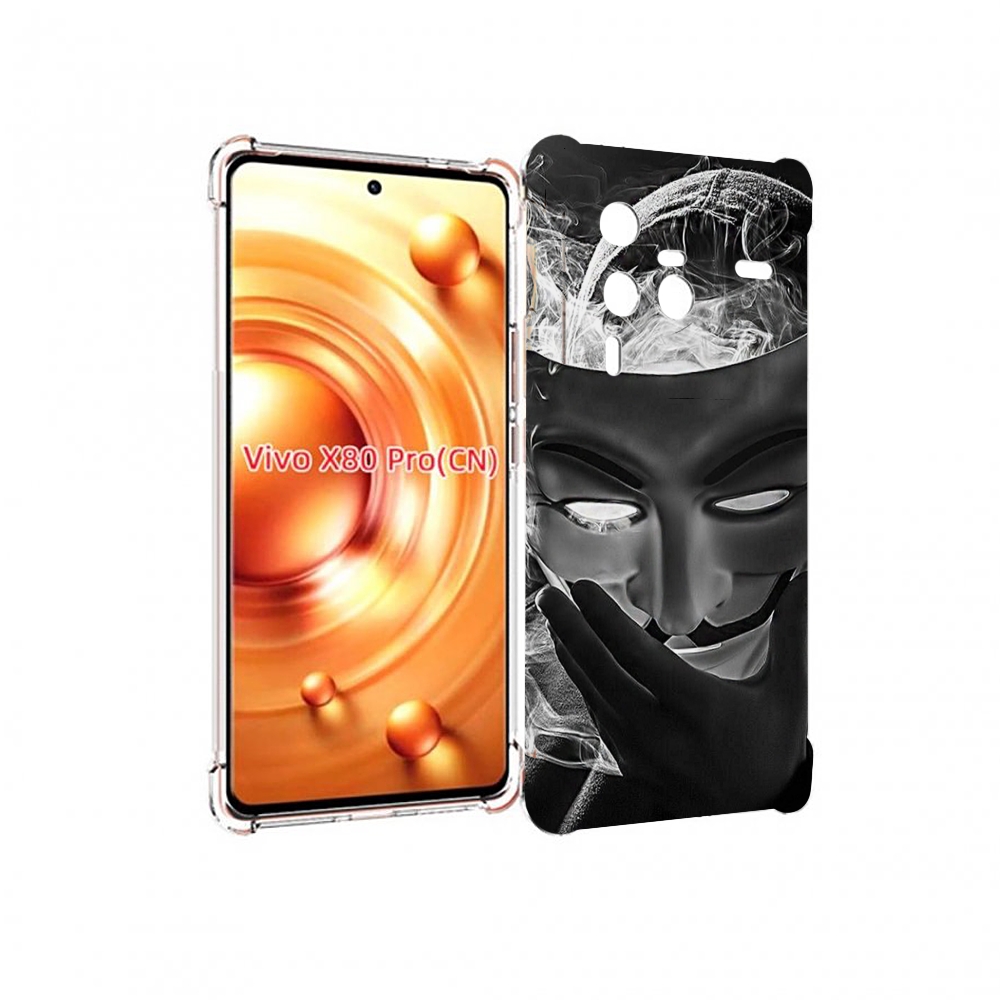

Чехол MyPads Маска для Vivo X80 Pro, Прозрачный, Tocco