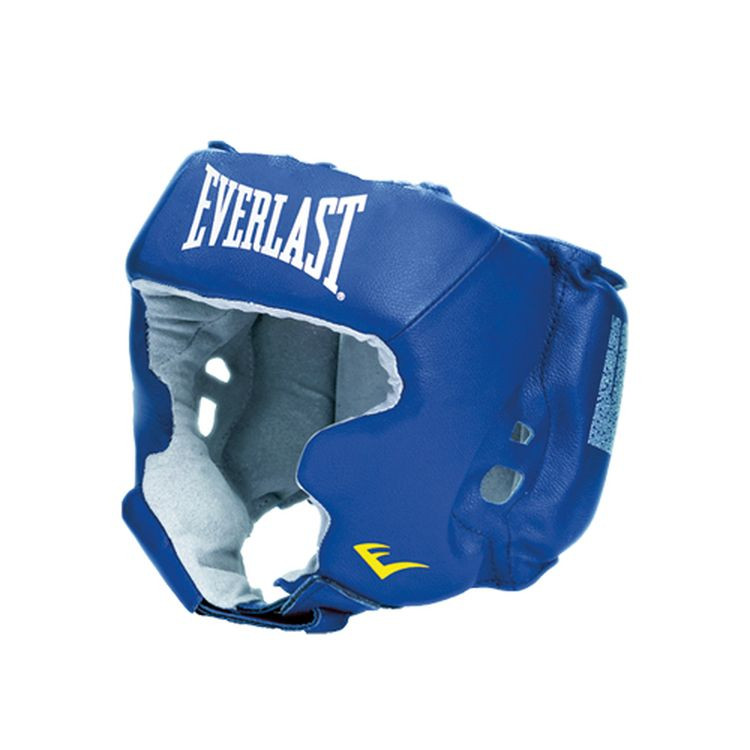 Шлем с защитой щек Everlast USA Boxing Cheek L синий