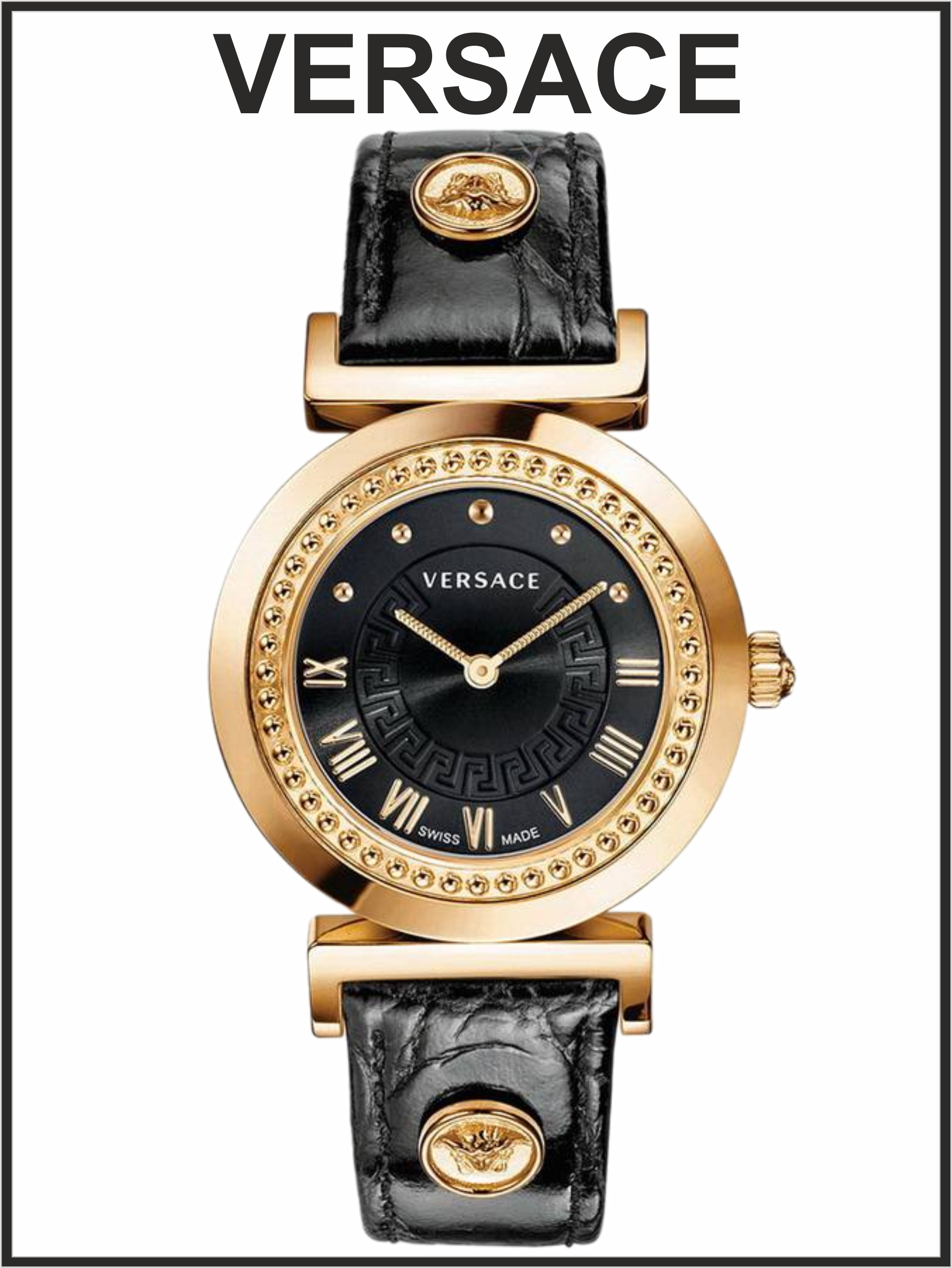 

Наручные часы женские VERSACE P5Q80D009 черные, P5Q80D009