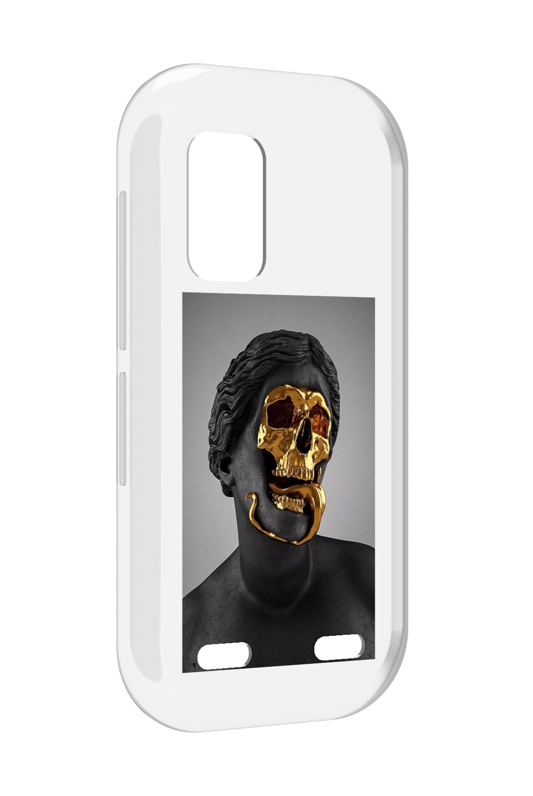 

Чехол MyPads золотой череп в статуе для UleFone Armor X10 / X10 Pro, Прозрачный, Tocco