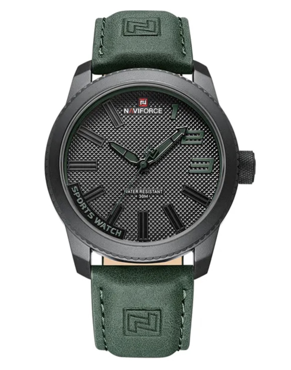 Наручные часы мужские Naviforce NF9202L зеленые