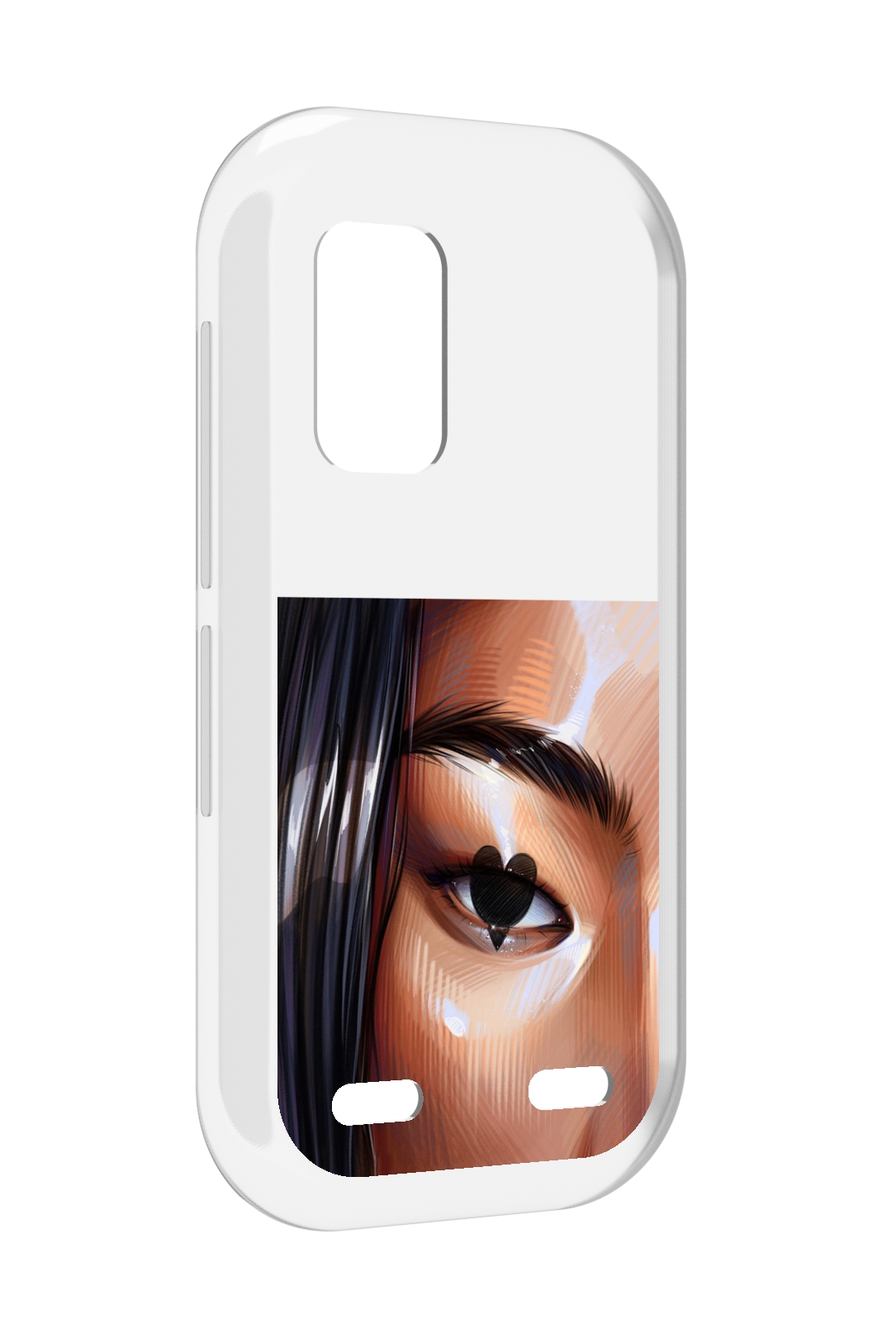 

Чехол MyPads зрачок-сердце женский для UleFone Armor X10 / X10 Pro, Прозрачный, Tocco