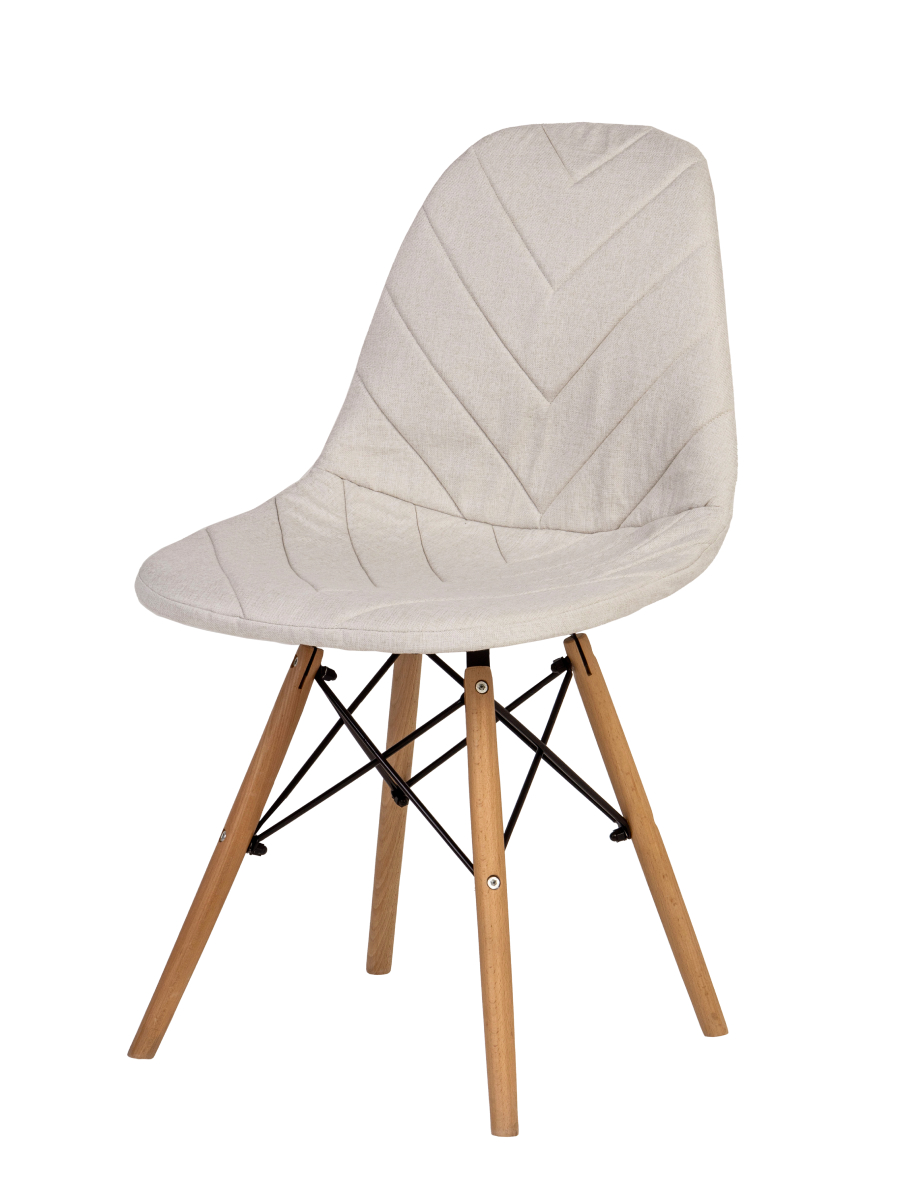 

Чехол LuxAlto на стул со спинкой Eames, Aspen, Giardino, Серо-белый, 4 шт., Бежевый, 11541