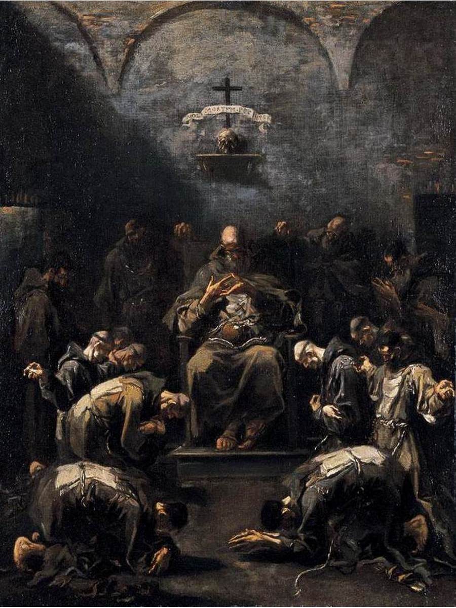 

Постер DRABS A3 Алессандро Маньяско Prayer of the Penitent Monks