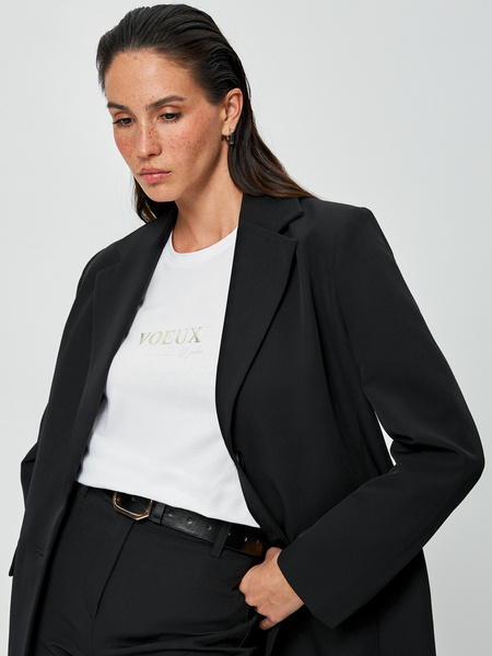 

Футболка женская ZARINA 2462509409 белая 2XS, 2462509409
