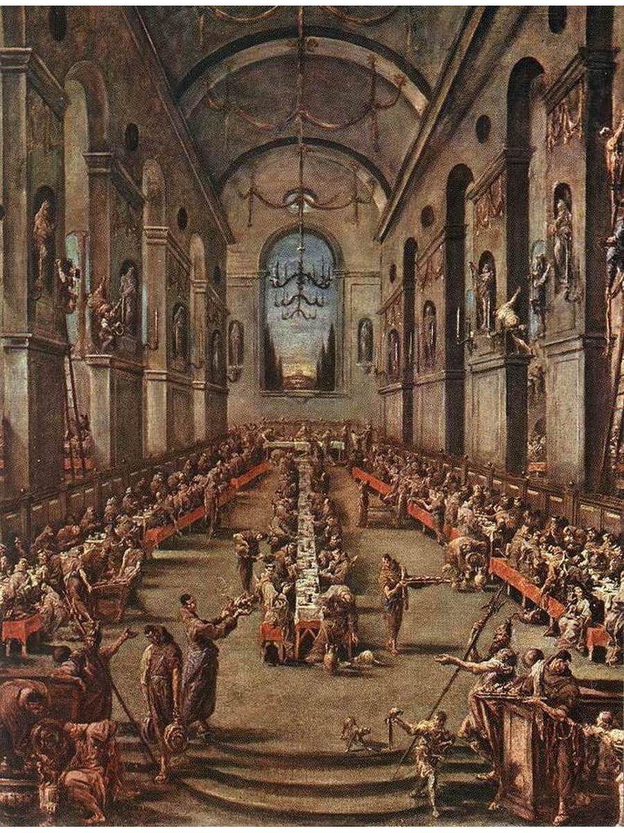 

Постер DRABS A3 Алессандро Маньяско The Observant Friars in the Refectory