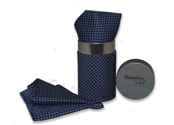 

Галстук мужской Sichuan Fflourish Silk Co., Ltd. Банка, синий, Банка
