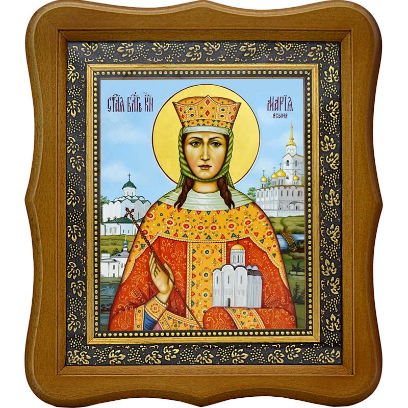 

Мария Ясыня, Великая княгиня Владимирская. Икона на холсте.