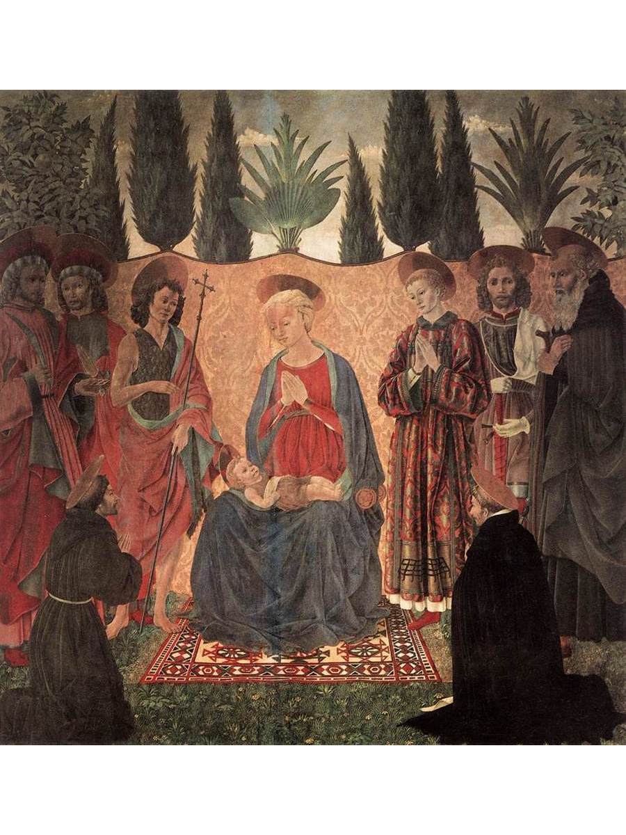

Постер DRABS A3 Алессо Бальдовинетти Madonna and Child with Saints