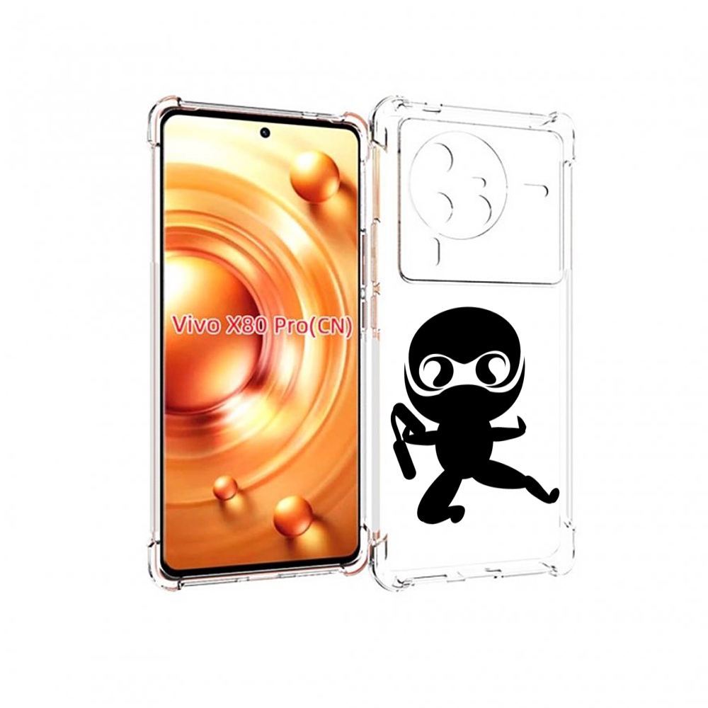 

Чехол MyPads Ниндзя для Vivo X80 Pro, Прозрачный, Tocco