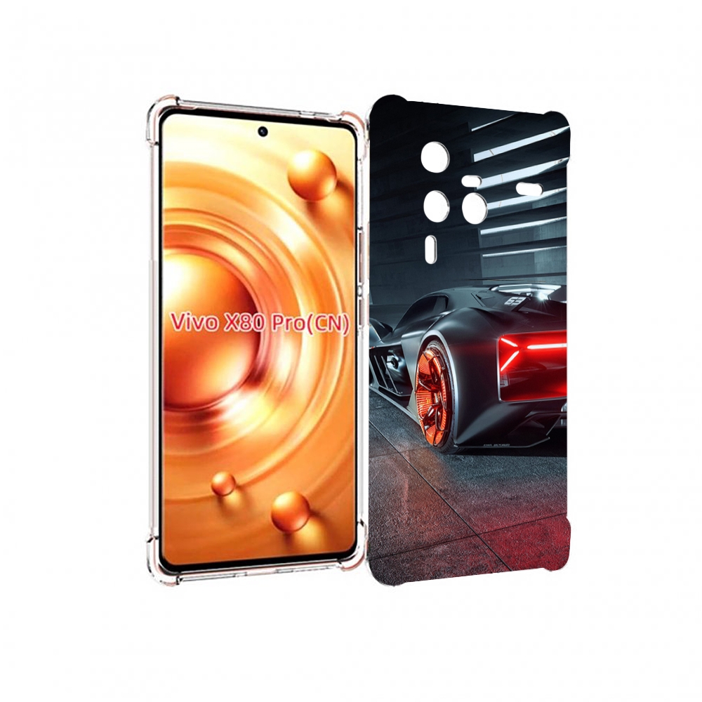 

Чехол MyPads Ночной-город мужской для Vivo X80 Pro, Прозрачный, Tocco