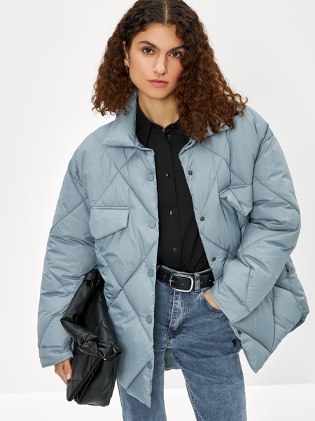 

Куртка женская ZARINA 3122409109 бирюзовая L, 3122409109